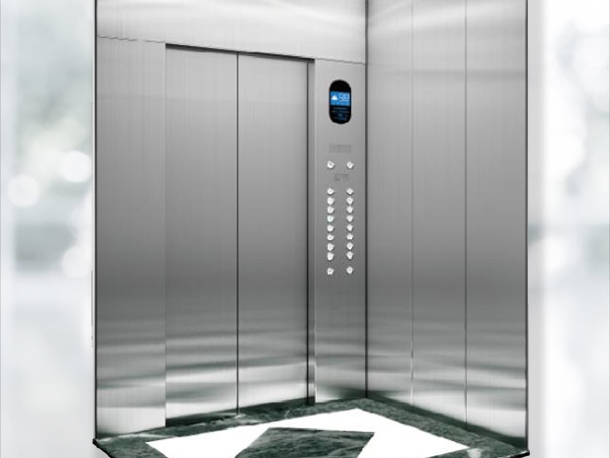 Passenger elevator control panel and digital floor indicator